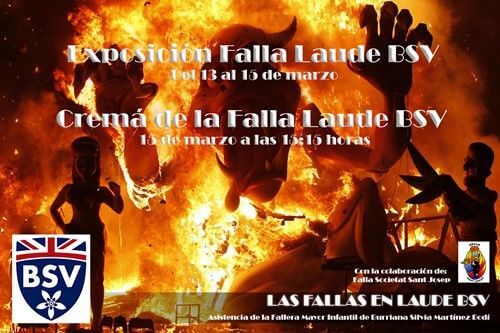 LAUDE BSV FALLA DISPLAY: From the 13th to the 15th of March